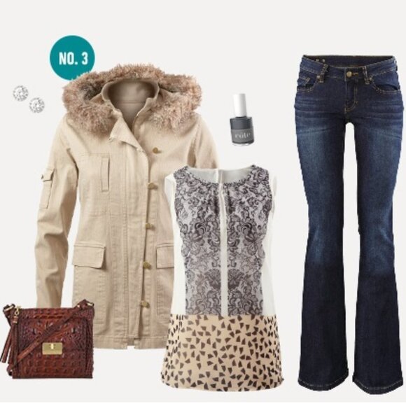 CABI Ladylike Tunic Sleeveless Blouse Print #938 - Picture 3 of 9